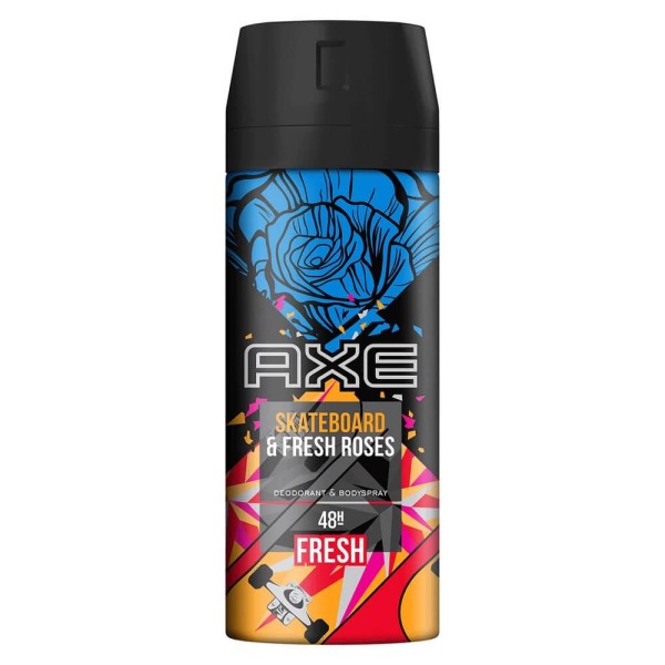 Axe Erkek  Kaykay Ve Taze Güller 48h Fresh Deodorant Spray 150 Ml