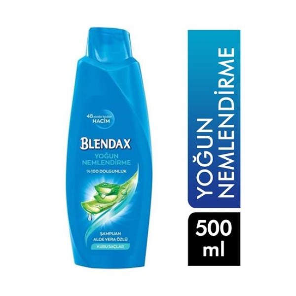 Blendax Yoğun Nemlendirme Aloe Vera Şampuan 500 Ml