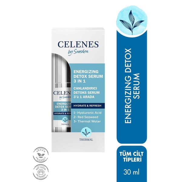 Celenes by Sweden Celenes Thermal 3 In 1 canlandırıcı Detox Serum 30 ml 5160043