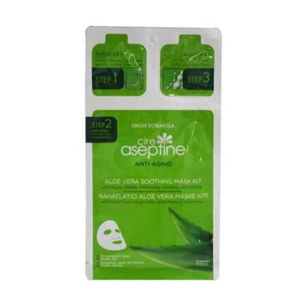 Cire Aseptine Anti Aging Rahatlatıcı Aloe Vera Yüz Maskesi 8681410000389