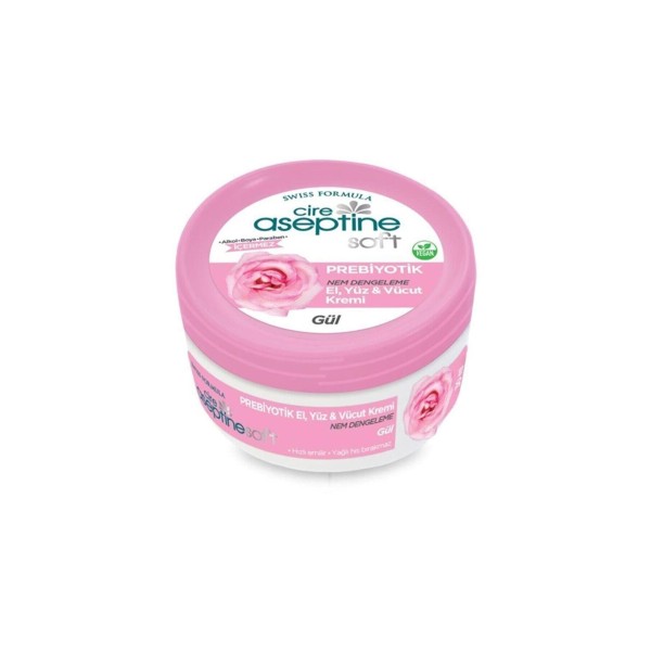 Cire Aseptine Soft Gül Prebiyotik Nemlendirici Bakım Kremi 30 ml