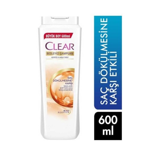 Clear Saç Dökülmesine Karşı Etkili Şampuan 600ml