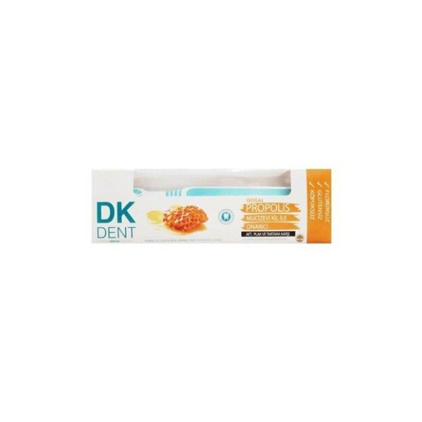 Dermokil Dk Dent Propolis Onarıcı Diş Macunu + Diş Fırçası 75 ml 8697916000051