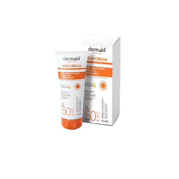 Dermokil Sun Cream-çok Yönlü Yüksek Koruyucu Güneş Kremi50 Spf 75 Ml