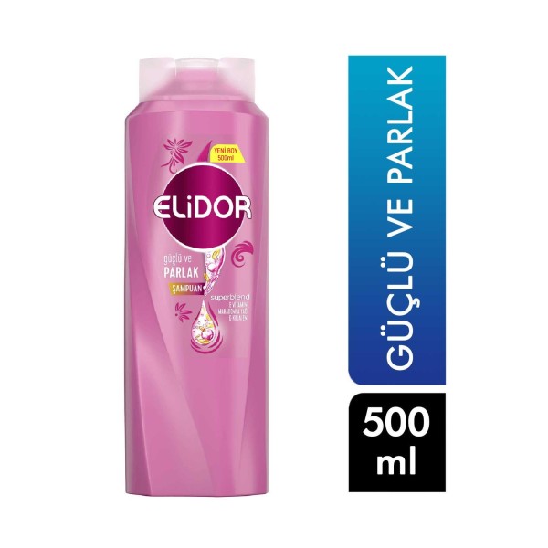 Elidor Şampuan 500 ml Güçlü ve Parlak