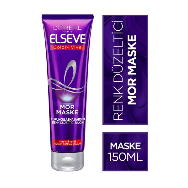 ELSEVE Color-vive Purple Maske Silver Mor Maske 150 ml
