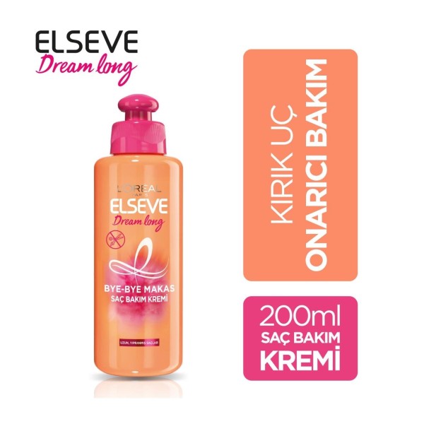ELSEVE L'oréal Paris Dream Long Bye-bye Makas Saç Bakım Kremi 200 ml