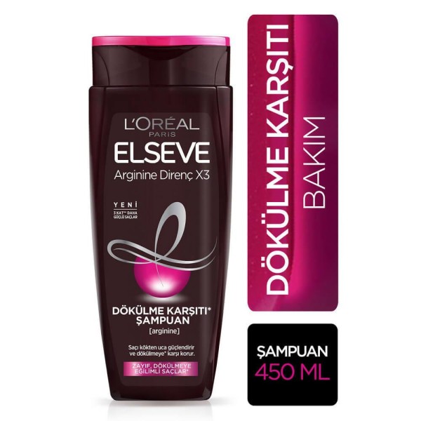 ELSEVE L'oréal Paris Komple Direnç Dökülme Karşıtı Şampuan 450 ml