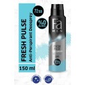 Fa Men Fresh Pulse Erkek Deodorant 150 ml Alkolsüz