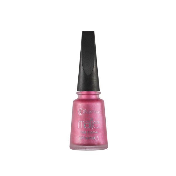 Flormar Oje - Matte Nail Enamel M25 Pink-Matte & Pearlescent