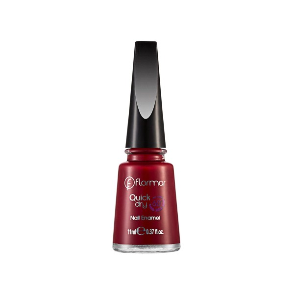 Flormar Oje - Quick Dry Nail Enamel QD06 Fiery Red