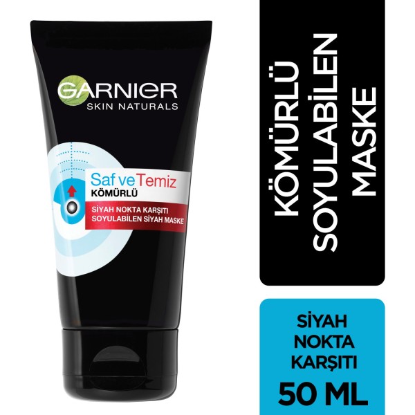 Garnier Kömürlü Siyah Nokta Karşıtı Soyulabilen Maske 50 ml 3600542168700