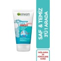 Garnier Saf & Temiz 3'ü 1 Arada Yağlanma Ve Pürüzlere Karşı Temizleme Jeli 150 Ml 3600540685100