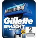 Gillette Mach3 Turbo Yedek Tıraş Bıçağı 2'li