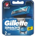 Gillette Mach3 Turbo Yedek Tıraş Bıçağı 2'li