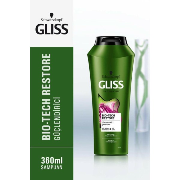 Gliss Schwarzkopf Gliss Bio-Tech Güçlendirici Şampuan 360 Ml 8690572794531