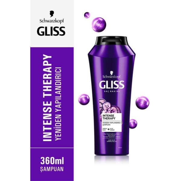 Gliss Schwarzkopf Gliss Intense Therapy Yeniden Yapilandirici Şampuan 360 Ml 8690572794500