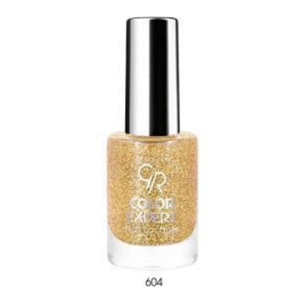 Golden Rose Color Nail Loquer Glitter No:604