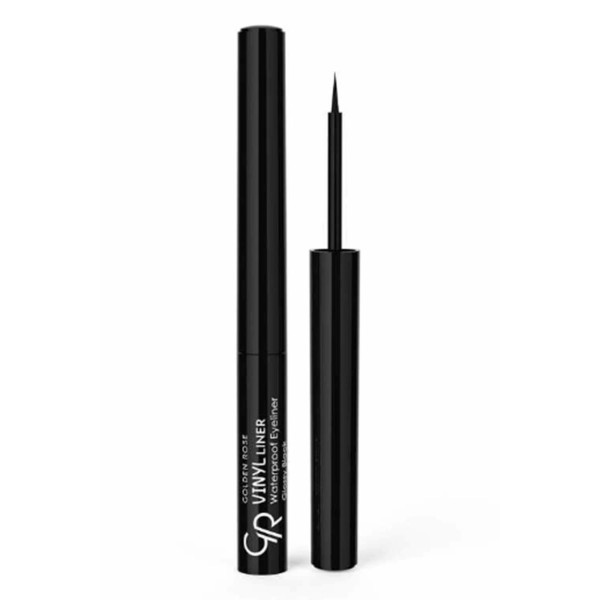 GOLDEN ROSE VINYL LINER WATERPROOF EYELINER-GLOSSY BLACK