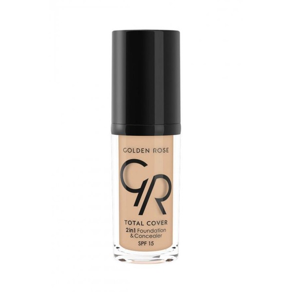 GOLDEN ROSE TOTAL COVER 2IN1 FOUNDATION&CONCEALER NO:05