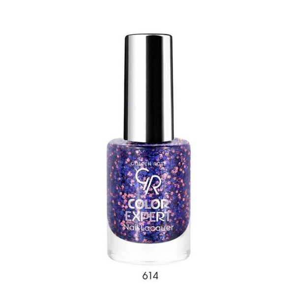 GR COLOR EXPERT NAIL LACQUER GLITTER NO:614