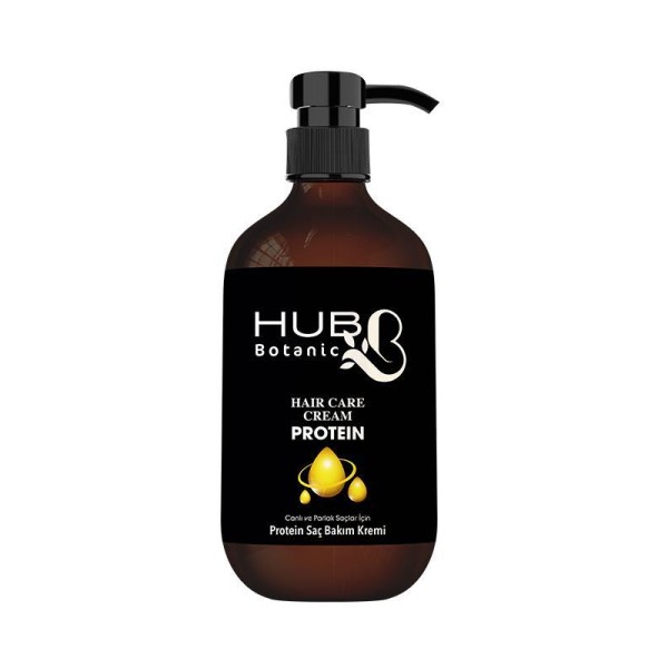 Hubb Botanic Protein İçerikli Silikonsuz Besleyici Saç Bakım Kremi 500 ml