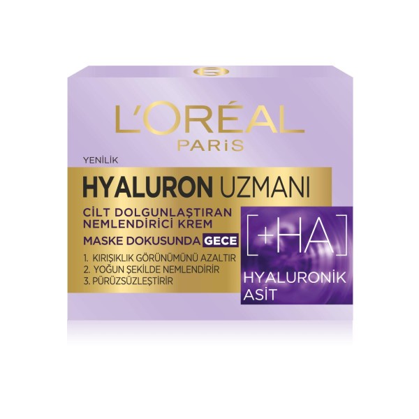 L'Oreal Paris L'oréal Paris Hyaluron Uzmanı Cilt Dolgunlaştıran Nemlendirici Krem Gece