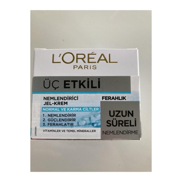 Loreal Üç Etkili Nemlendirici Jel Krem