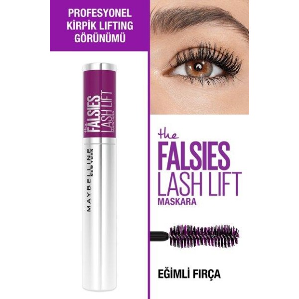 Maybelline New York Falsies Lash Lift Kaldırma Etkili Siyah Maskara