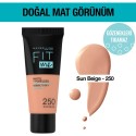 Maybelline New York Fit Me Matte+poreless Fondöten - 250 Sun Beige