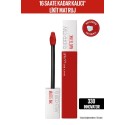 Maybelline New York Super Stay Matte Ink Likit Mat Ruj - 330 Innovator- Kırmızı