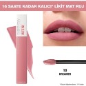 Maybelline New York Superstay Matte Ink Liquid Lipstick 10 Dreamer 3600531411183