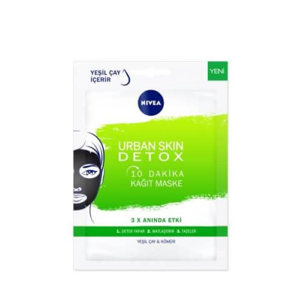 Nivea Visage Maske Kağıt Urban Skin Detox