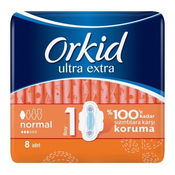 Orkid Ultra Extra Normal Ped 8 Adet