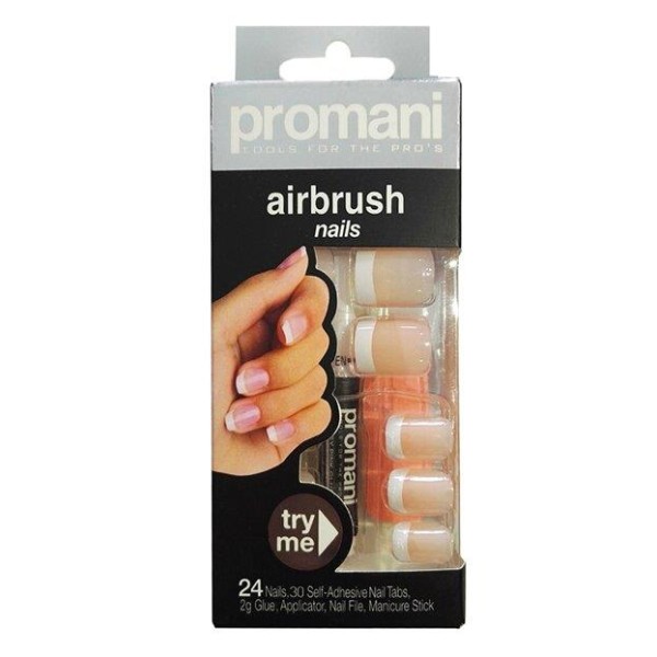 Promani French Rengi Takma Tırnak - Air Brush Nails Fingers 5006 800307050063.00