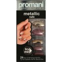 Promani Metalik Takma Tırnak Kiti - Bronz/Sütlü Kahve Kod: PR-5021 800307050216