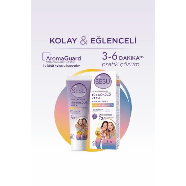 Sesu Tüy Dökücü Krem Ilk Adım Kızları 100 Ml