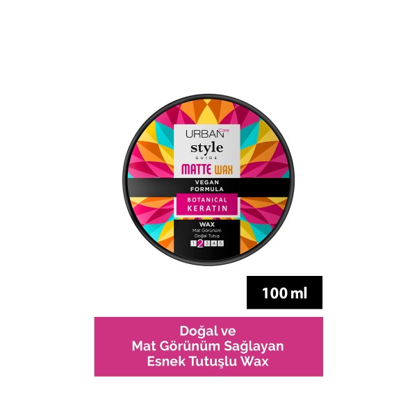 Style Guide Doğal Ve Mat Görünüm Sağlayan Wax - Esnek Tutuş - Vegan - 100 ml