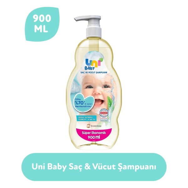 Uni Baby Şampuan 900 ml 8692190009295